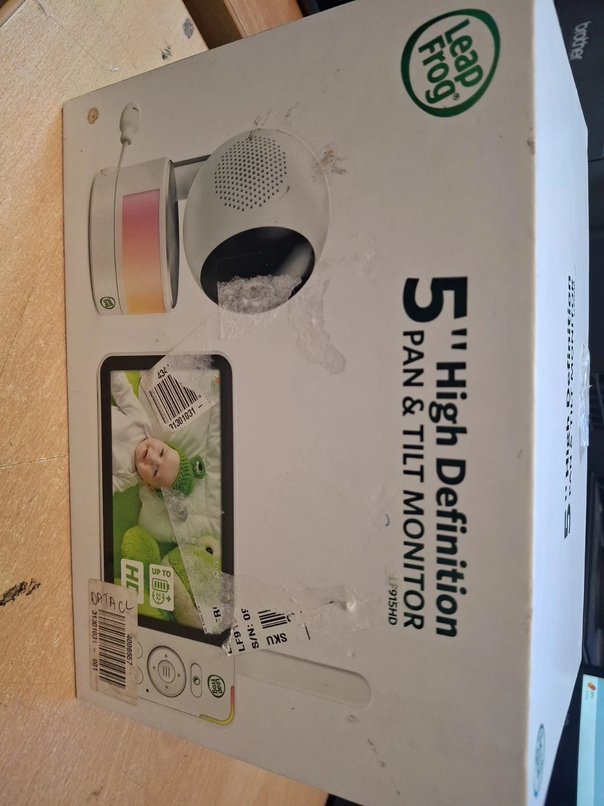 LeapFrog 5'' HD Pan & Tilt Baby Monitor LF915HD Infrared Vision..parts Only..#88
Opens in a new wind