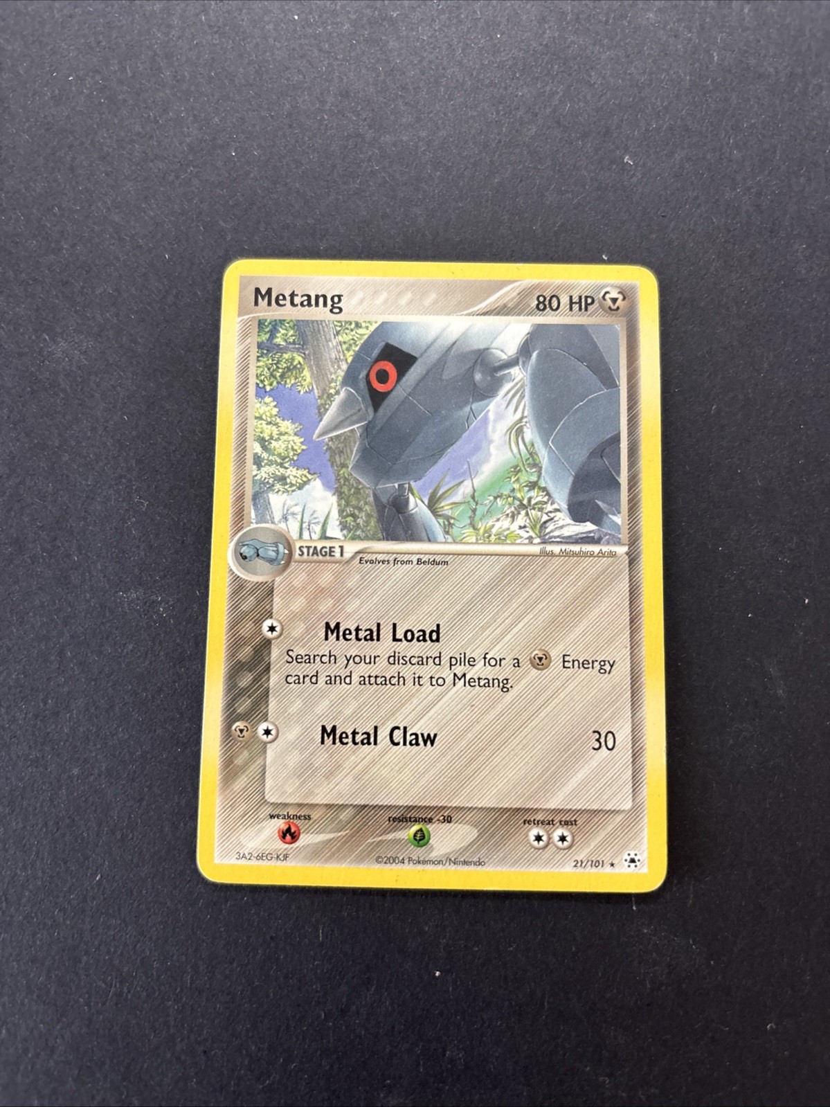 Metang 21/101 EX Hidden Legends Regular Pokémon TCG LP