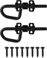 Loop Style Spring Locking Barrel Bolts Door Latch Hardware for Sheds, Gates, Bar