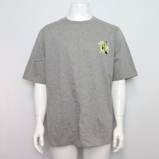 Hermes Gray Cotton Mini Leather Patch Men's T-Shirt 357925HA 154670392 P 