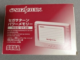 Sega Saturn SS Official White Power Memory HSS-0138 CIB w/Manual Japan F/S