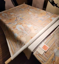 Frank Lloyd Wright For Schumacher Fabric 5+ Yards Of Unharmed Tapestry + Sample