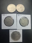morgan silver dollar lot of 5