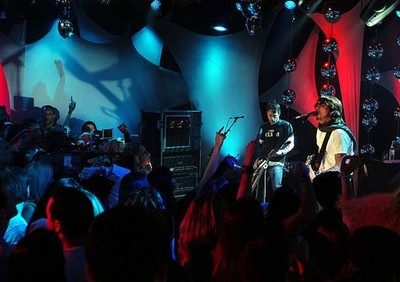 Foo Fighters at MTV's New Year's Pajama Party 2003 Show at MTV Stu- Old Photo 2