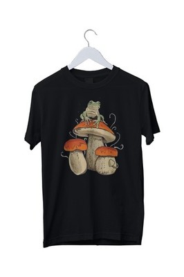 Cottagecore Aesthetic Mushroom Dark Graphic Unisex T-Shirt S M L XL 2 3 4 XL
