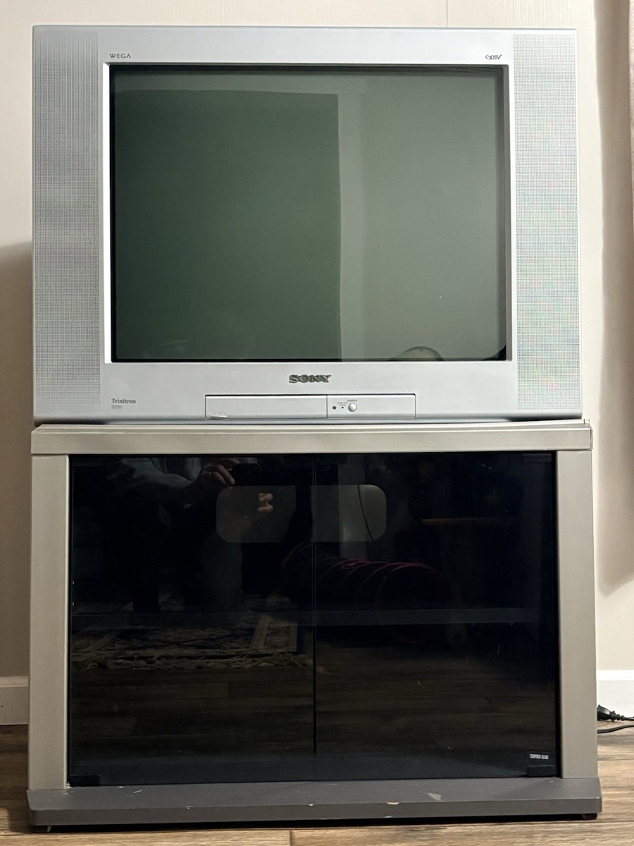 Sony Trinitron ブラウン管テレビ　WEGA SONY 27” Trinitron Wega GRAIL CRT TV With Original Sony tv Stand