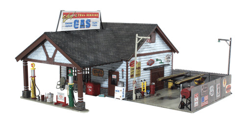 Woodland Scenics 4935 Edificio N Scale Listo Para Montar Gasolinería Ethyl's | Zustand: Nuevo