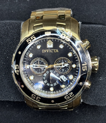 Invicta Pro Diver SCUBA Men's Watch Quartz 48mm Gold (0072