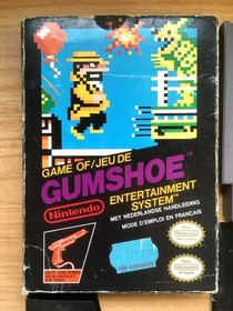 GUMSHOE COMPLET BO&Icirc;TE NOTICE NINTENDO NES PAL B FAH (FR) CIB OVP - &Eacute;tat Moyen