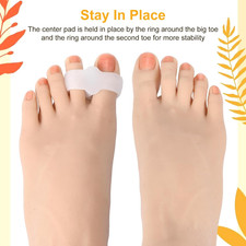 12 Pack Bunion Toe Separators Corrector for Big Overlapping Toes, Gel Toe Spa...