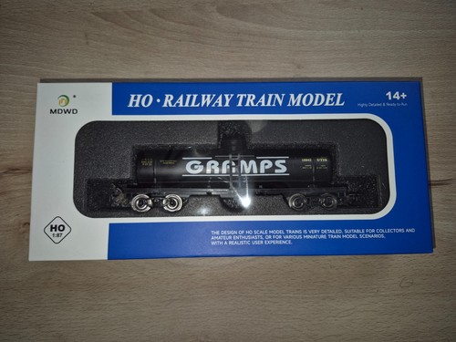MDWD H0 98450: camión cisterna / vagón de aceite "GRAMPS" negro - nuevo para Roco, Märklin, Trix | Zustand: Neu