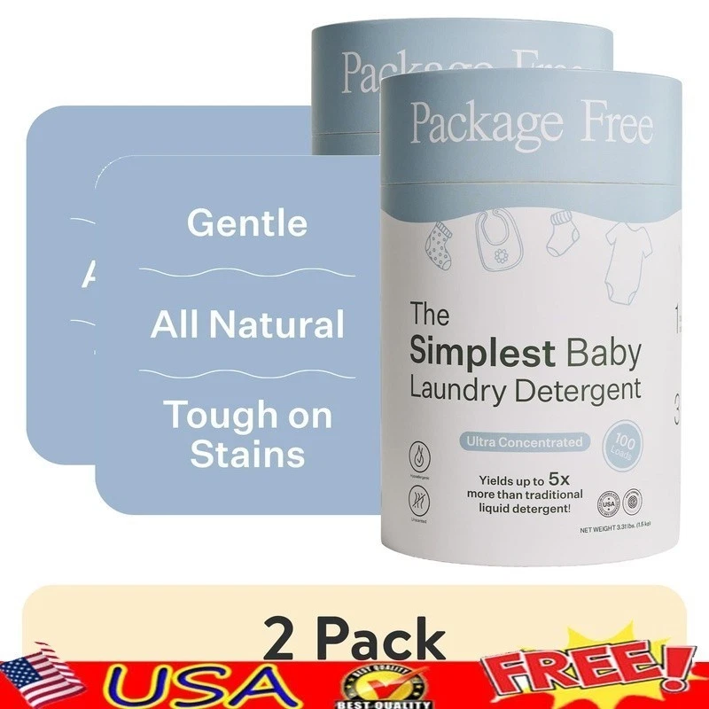 Gentle Baby Laundry Detergent Hypoallergenic Powder Stain Remover 100 Loads New
Opens in a new windo