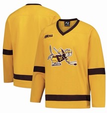 Unisex Gold Minnesota Golden Gophers 25th Anniversary Hockey Team Jersey Large