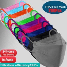 Fish Mask FFP2 4 Layer Respirator Adult Morandi Approved Mouth Cover Masque UK