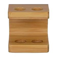 1pc Wooden Toothbrush Storage Rack Waterproof Multi-Hole Holder for Home,Bath