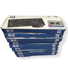 9x QR-70 USB Wired Optical Mouse  Keyboard 802.11N USB Wifi Adapter Lot 