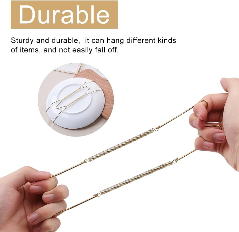 8 10 12 14 16Inch Plate Hangers for Walls Plate Dish Hangers Stainless Steel Dec