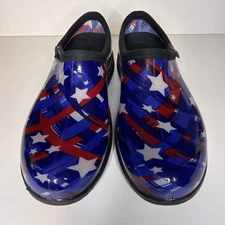 Sloggers Patriotic Women’s  Garden Clogs Size 8