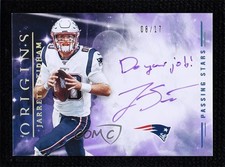 2019 Origins Passing Stars Signatures Purple 8/17 Jarrett Stidham Auto 04uh