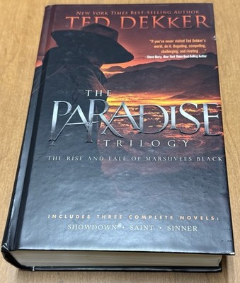 The Paradise Trilogy (Showdown, Saint, Sinner) Ted Dekker Hardcover Good Vs Evil