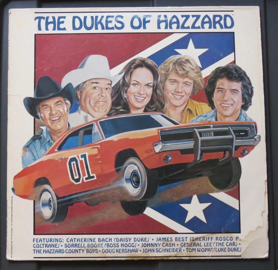 Dukes of Hazzard Movie Soundtrack LP - Scotti Brothers 1982 - Vinyl VG/Cover F - Image 3 of 4