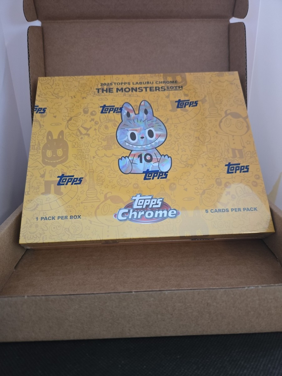 2025 Topps Chrome Labubu The Monsters 10th Anniversary Factory