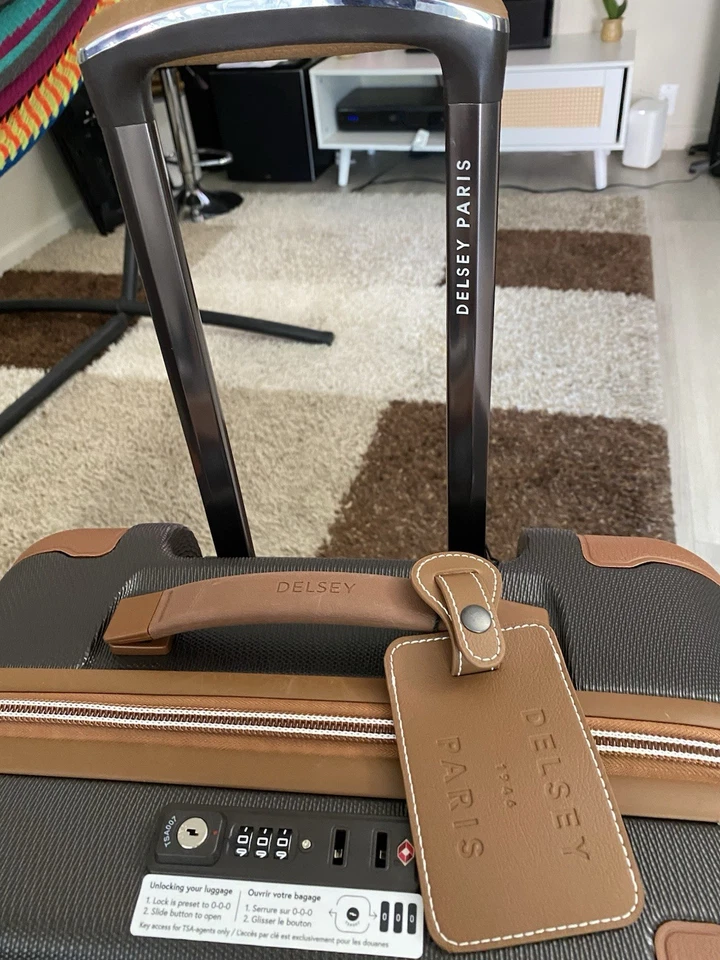 Delsey Paris Chatelet Air 2.0 26" Check-In Spinner Trunk Chocolate new - Image 4 of 4