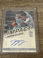 Jaren Jackson Jr 2022/2023 Donruss Elite Impact Impressions Auto