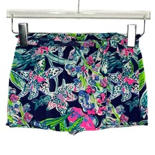 Lilly Pulitzer M Girls Karla Skort Navy Sway This Way Hyacinth 100 Cotton