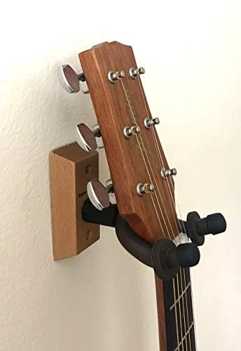  Suspensión de guitarra Essentials Series EGH-01NW-2P de madera dura para el hogar y el estudio, paquete de 2  Foto 3 de 3