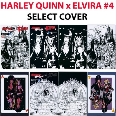 HARLEY QUINN X ELVIRA #4 - 2026 - SELECT COVER - Chad Hardin Amanda Connor ...