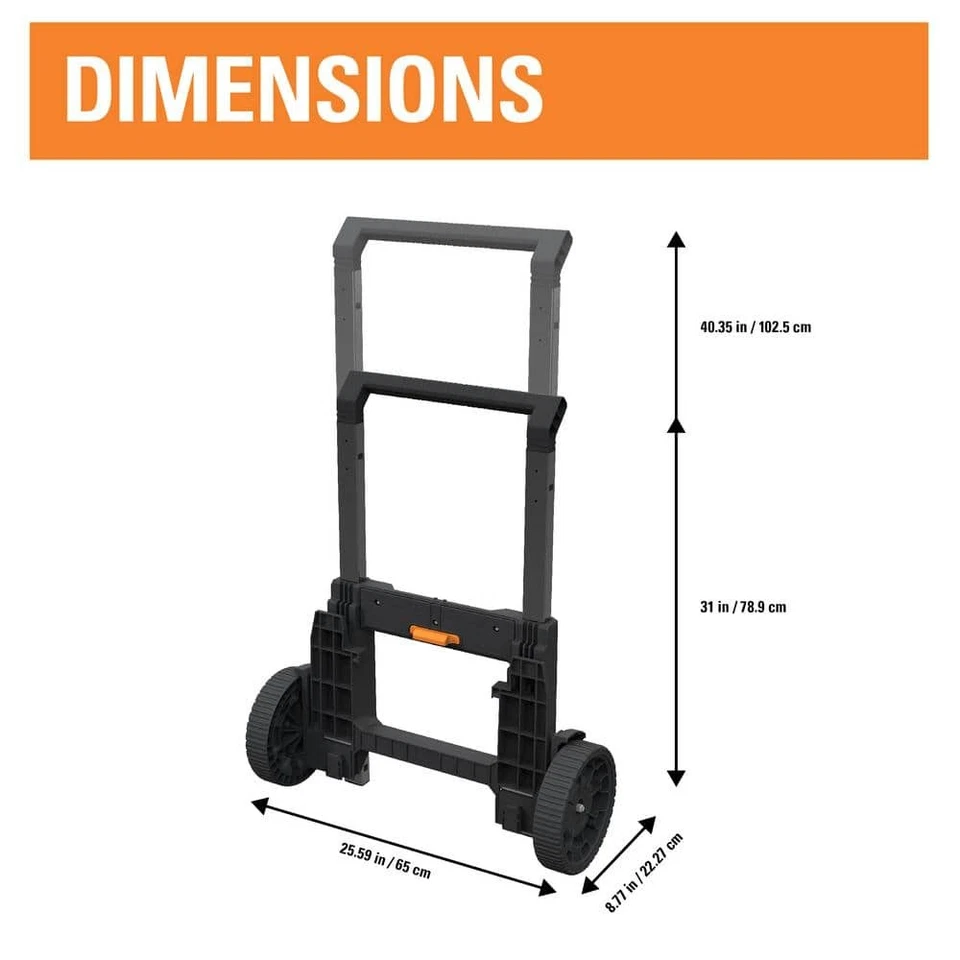 RIDGID Pro Gear System Gen 2.0 Durable All Terrain Rolling Tool Box Attachment - Image 3 of 4