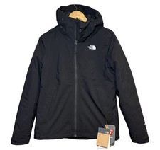 NEW The North Face Women's M Black HyVent Hooded Insulated Jacket Coat Outdoor
