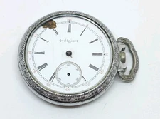 1902 Elgin Model 6 Grade 247 15J 16s Mechanical Pocket Watch For Parts Or Repair