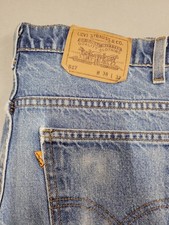Vintage Levis 517 38x32 Orange Tab