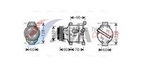 Ava Clever Choice Kompressor Klimaanlage FTAK103 FüR Fiat Doblo Ford Ka RU8 Tdci