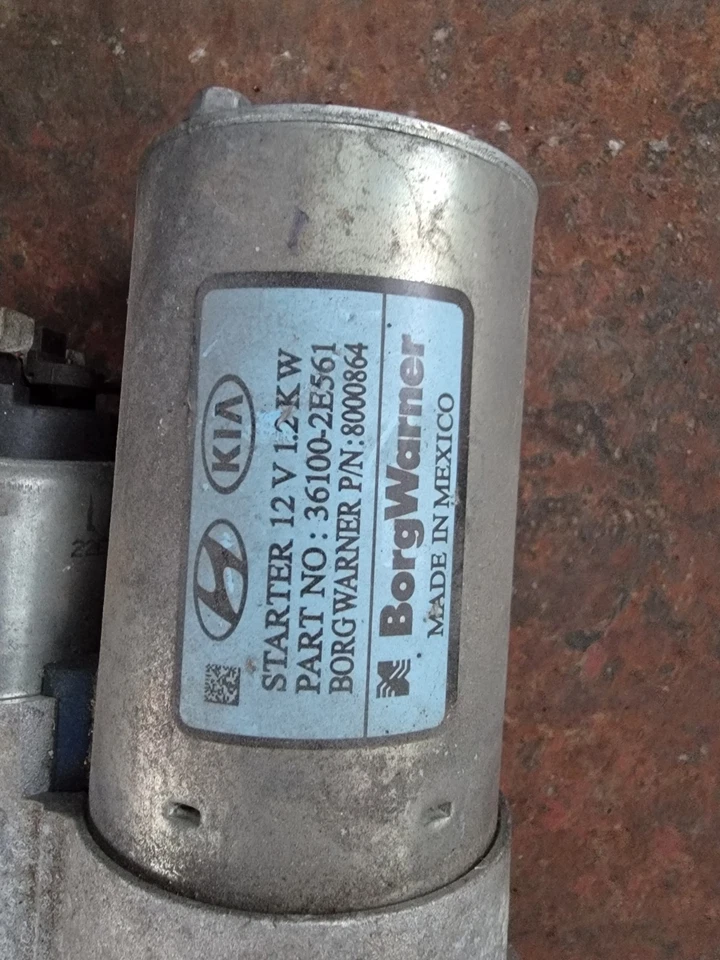 Motor de arranque Kia Forte 2017-2024 2,0 L Foto 2 de 2