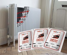Radiator Reflector Foil Panels Radflek, Reflecting Sheets, Reduces Heat Loss