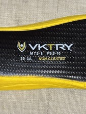 VKTRY Performance Insoles Mens 7.5-8 Womens 9.5-10 Gold Carbon Fiber Excellent