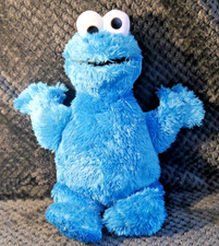 sEASAME STREET WORKSHOP  Cookie Monster Hasbro 10 Inches Soft Plush Toy 2014