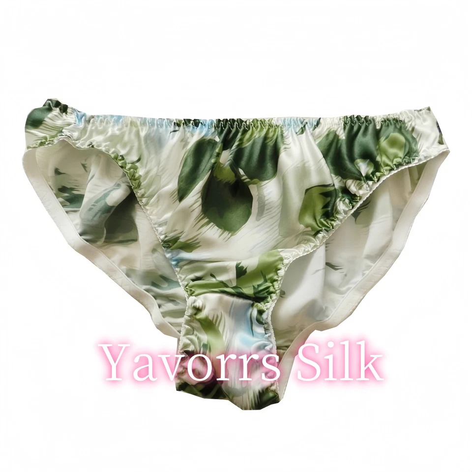 Трусики бикини женские Yavorrs 6 шт. цветочный узор 100% шелк S M L XL 2XL разноцветные - Изображение 2 из 4