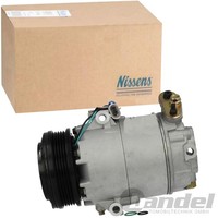 Nissens Klimakompressor Passend FüR Opel Astra G Cc Zafira A 1.4 - 2.0 16V Lpg
