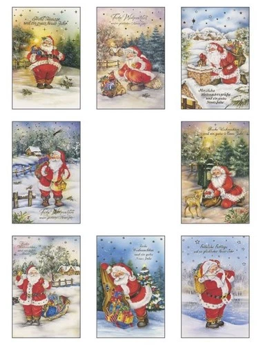 Weihnachtskarten, viele Motive,Glückwunschkarten mit Umschlag, Blitzversand - Bild 15 von 42