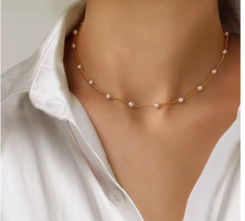 Fashion Chic Cross Crystal Zircon Pendant Tassel Necklace for Women Girls