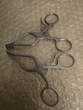 2 Aesculap BV070R Weitlaner Retractor 2X3 Sharp Prongs 110mm Orthopedic