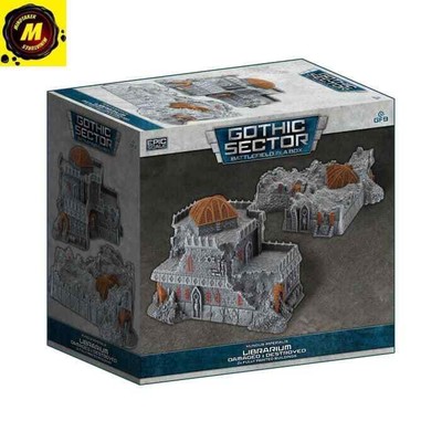 Mundus Imperialis - Librarium (Damaged & Destroyed x2) -#BB683 - Sci-fi Terrain