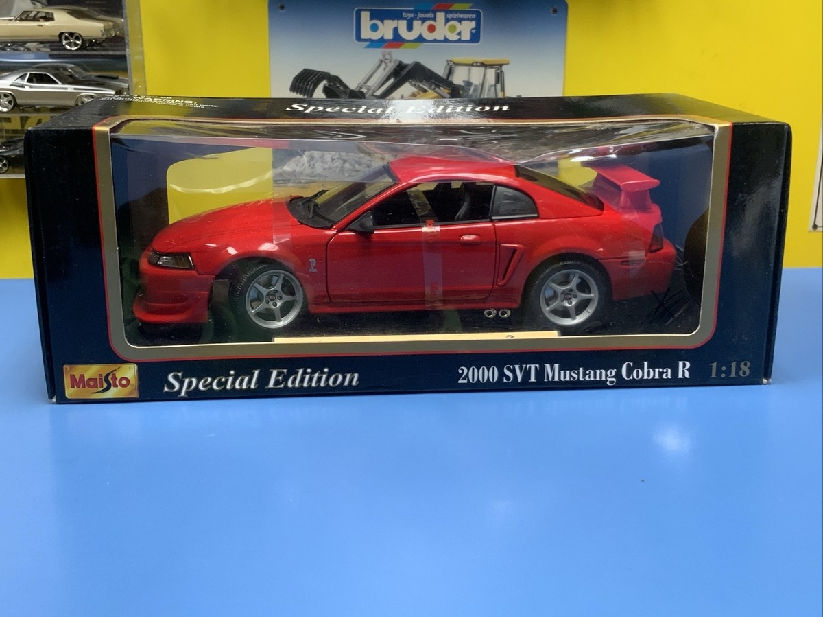 のらくろ Maisto Mustang SVT Maisto Special Edition 2000 Ford Mustang SVT Cobra R 1:18