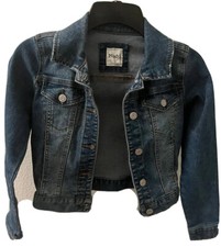 Mudd Girls Denim Jacket Youth Size 10 Long Sleeves