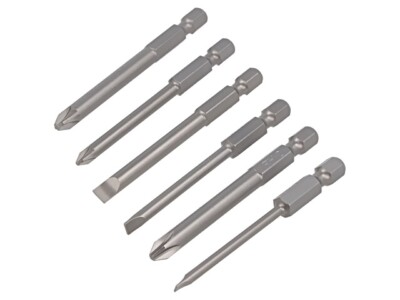 031 927 16 Set: Schraubendreher-Bits Befestigung: 1/4'' (E6,3 mm) 6Stk. FELO