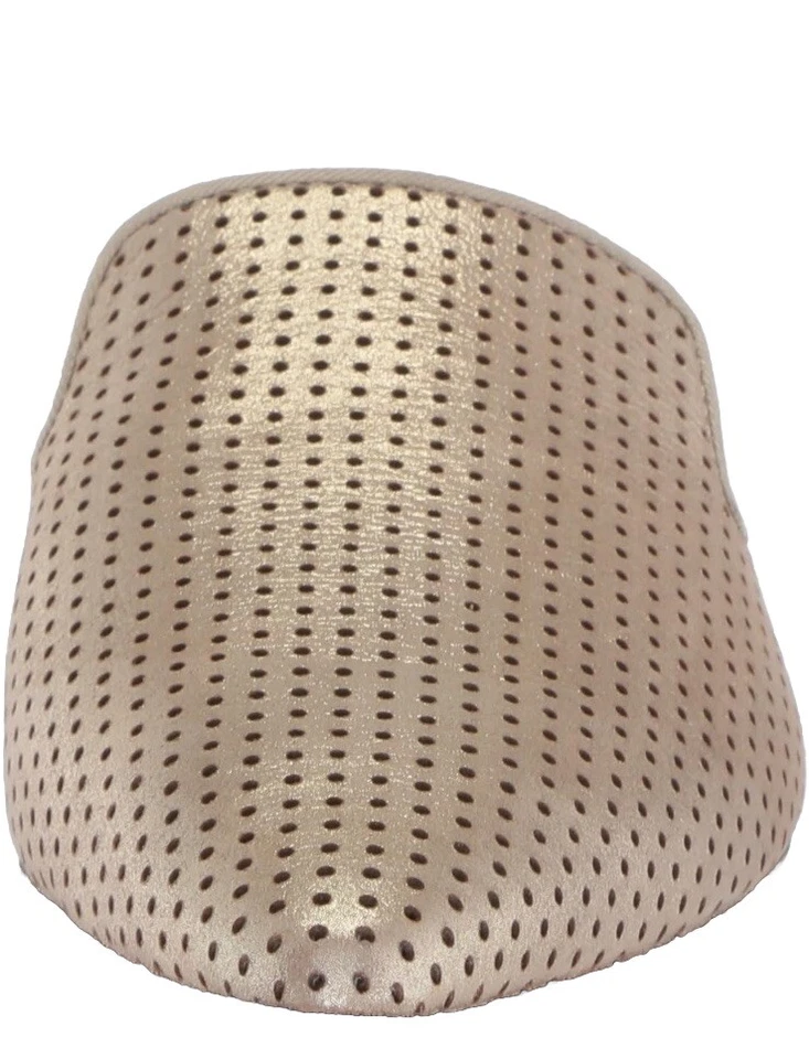 Zapatos sin cordones perforados Franco Sarto Somanta 8M de cuero dorado para mujer” Foto 3 de 4